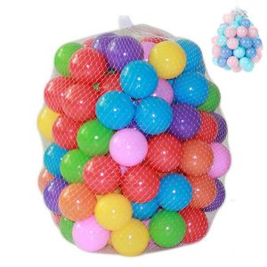Lot de 100 boules multicolores pour piscine ou parc