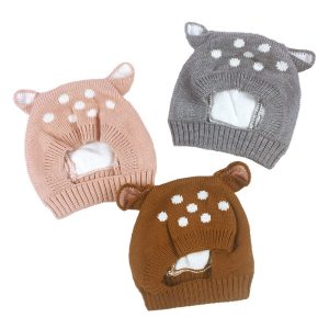Cagoule bébé fille / garçon – Modèle cerf avec oreilles