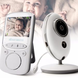 Moniteur bébé sans fil – Baby Monitor audio, caméra infrarouge, écran LCD – Berceuse, interphone, talkie walkie