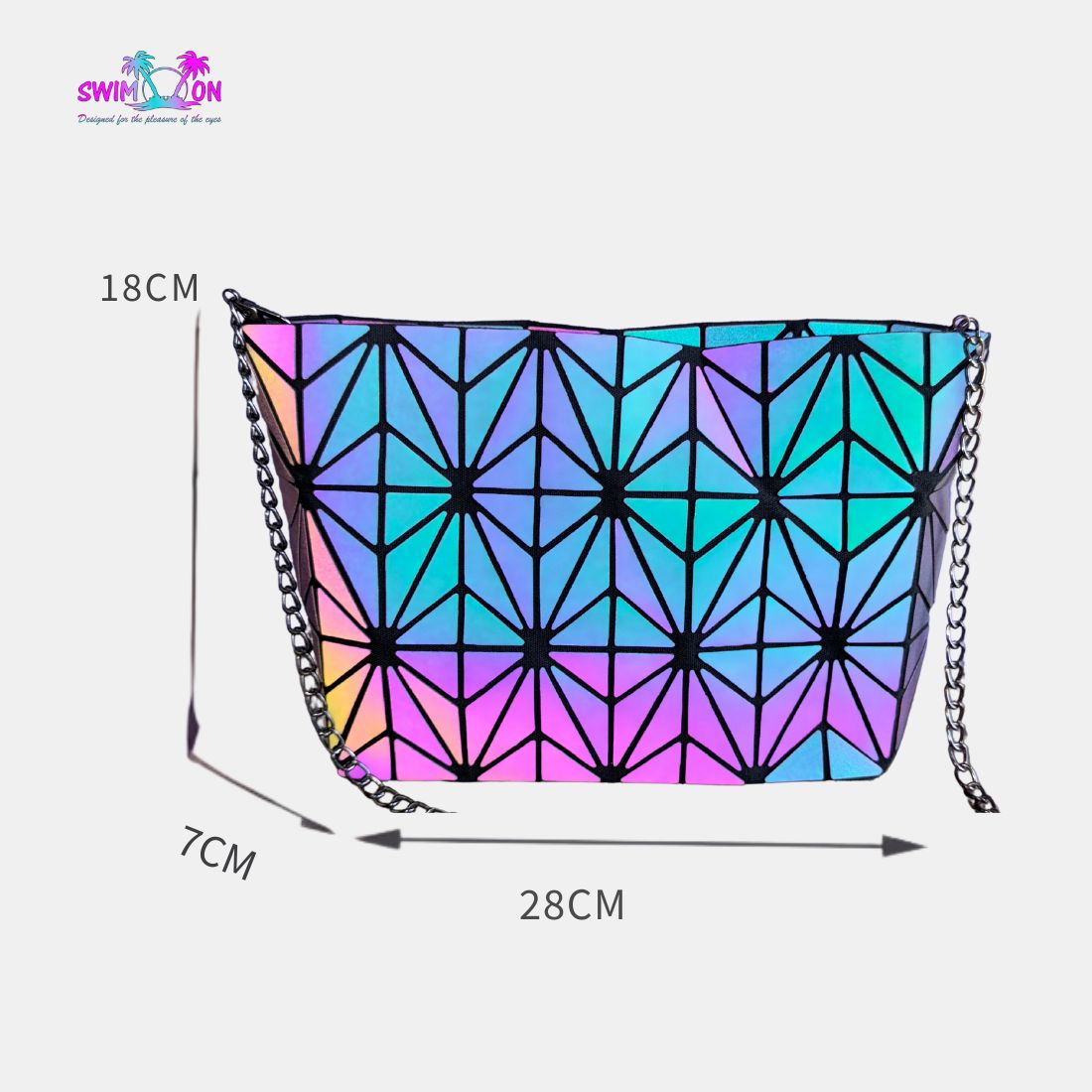 Petit Sac à main réfléchissant Flashy Star – Image 2