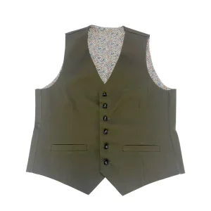 Gilet Mug en coton stretch kaki