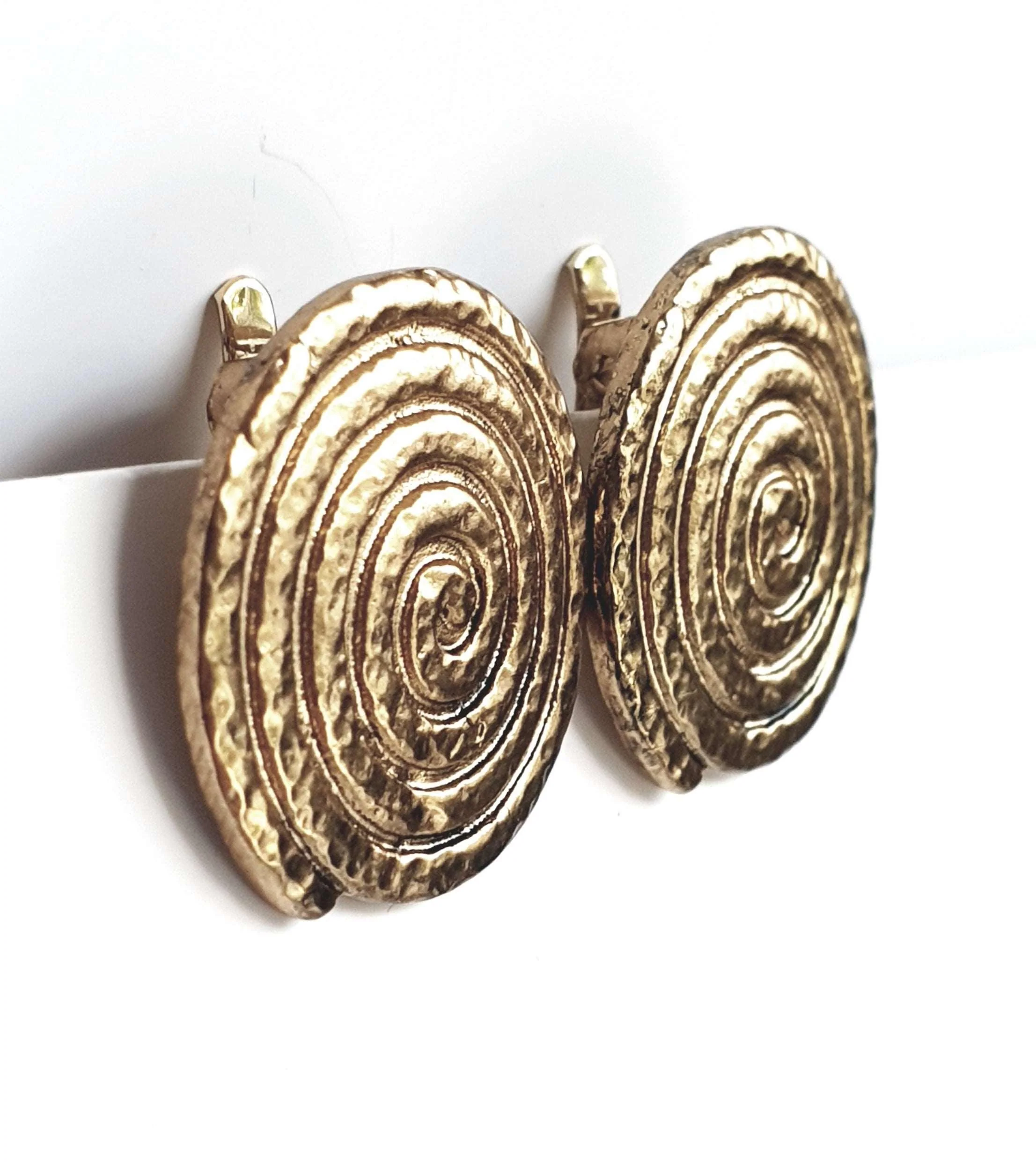 E62096 Boucles d'oreilles clips spirales spirales - Karine Sultan – Image 3