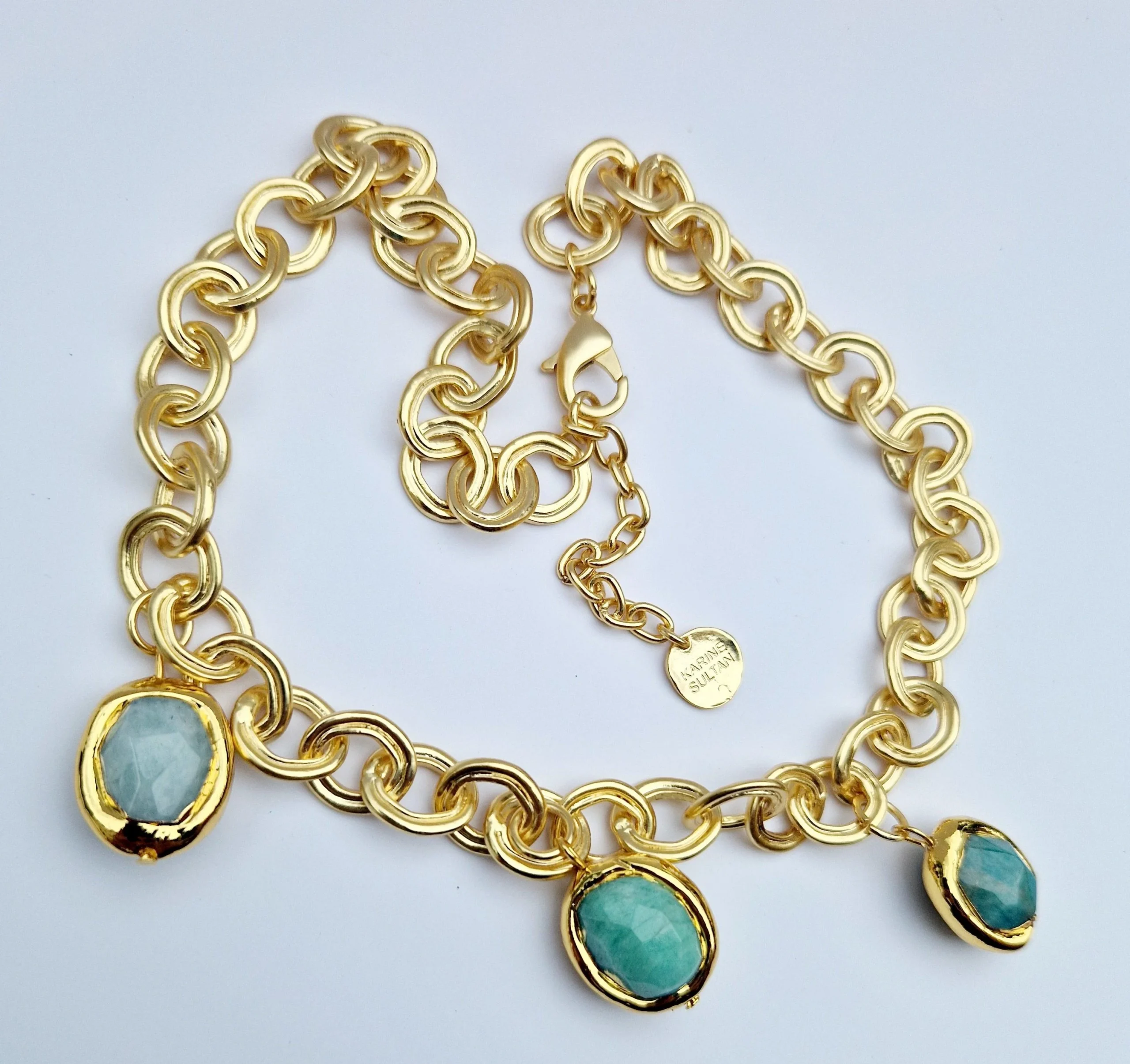 N76515 Collier amazonite - Karine Sultan – Image 6