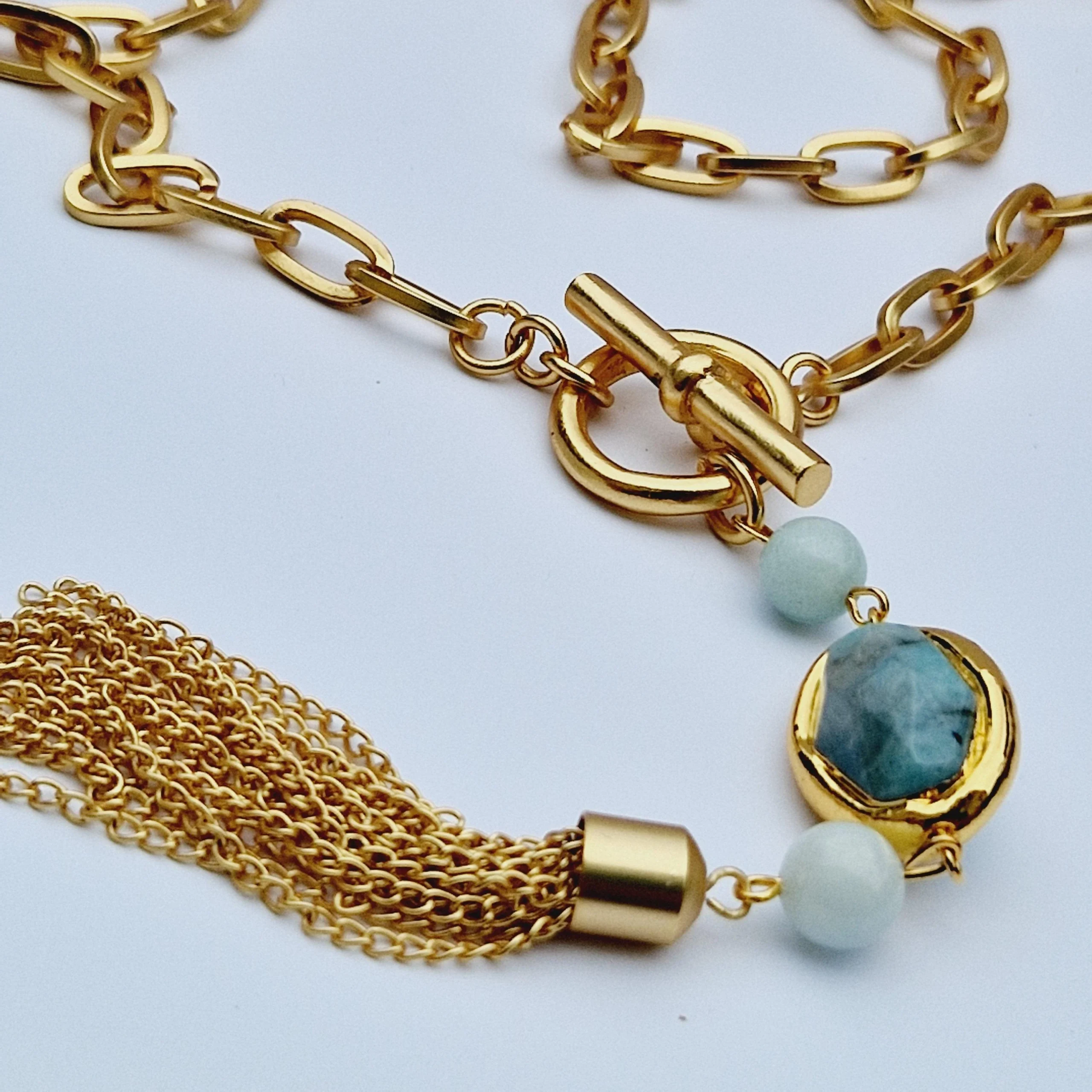 N76518 Collier Amazonite - Karine Sultan – Image 2