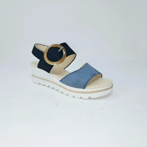 64.645 Nubuck Jeans bleu