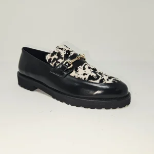 Caroline Cuir Noir/Fant