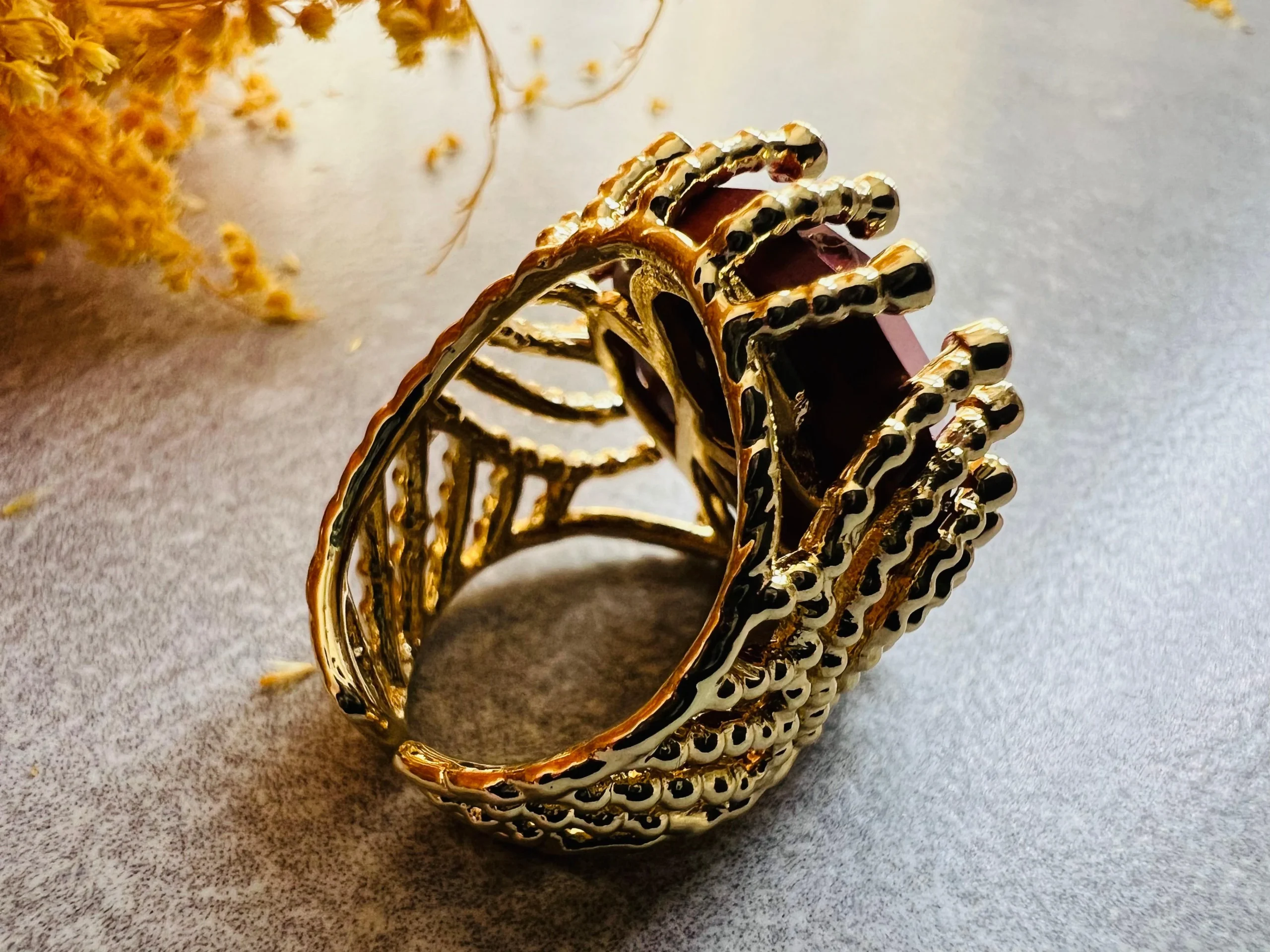 Bague BEATRICE rouille – Image 2