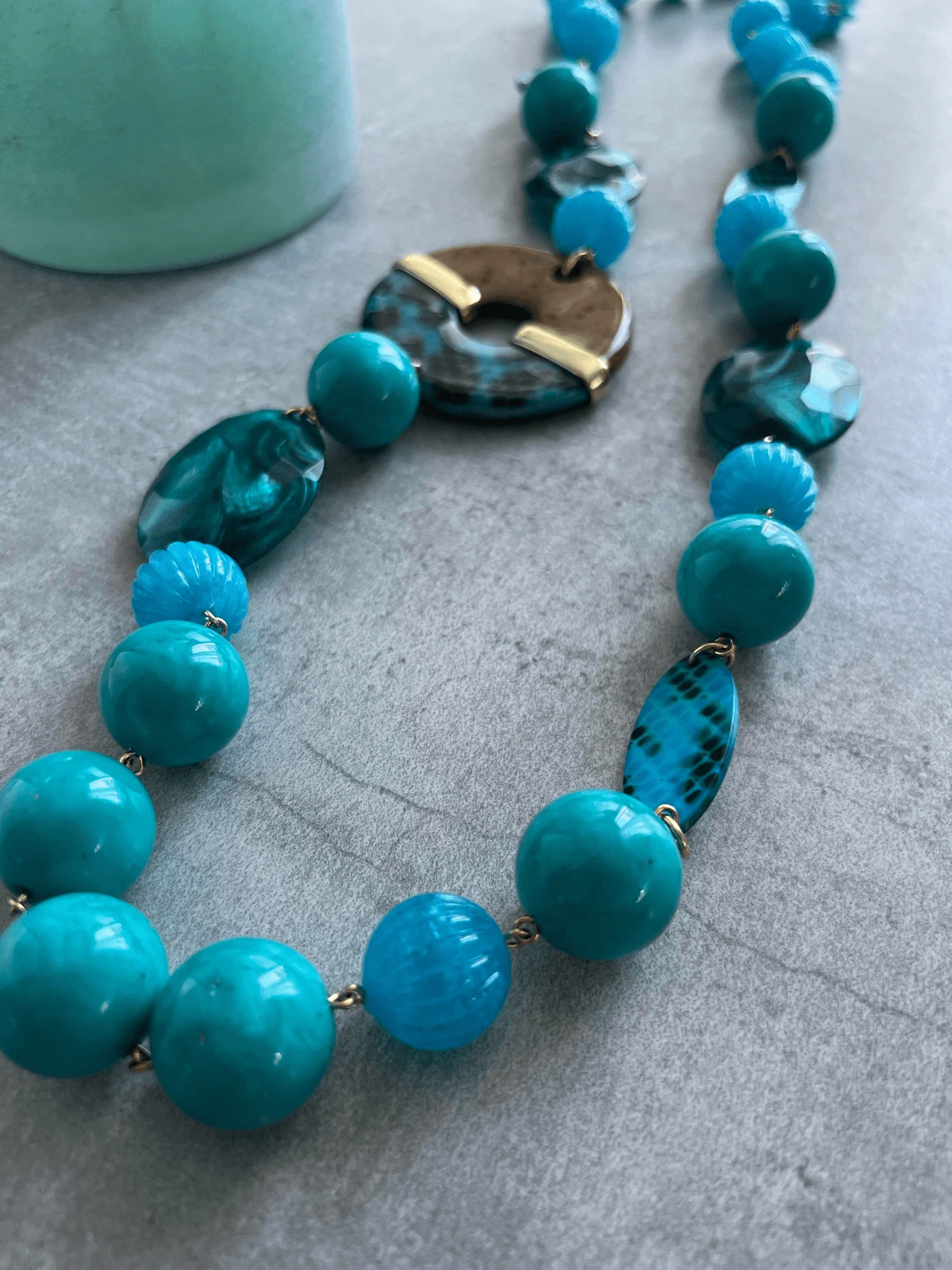 Collier Francine BRAMLI original et asymétrique