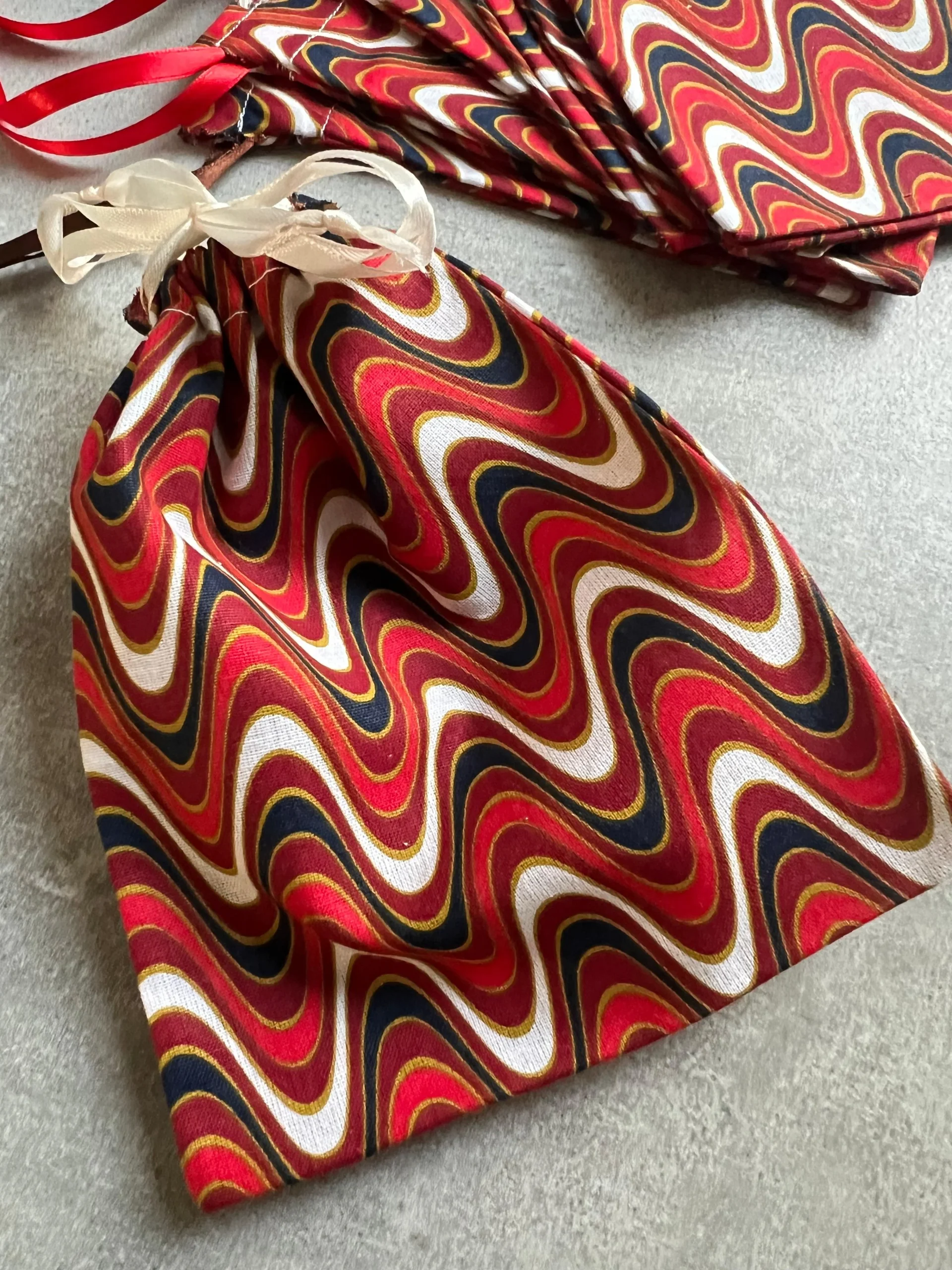 Emballage Pochons tissu Sixties