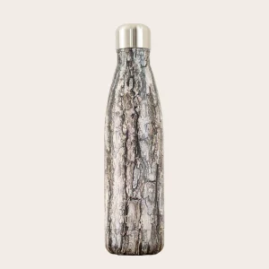 Bouteille Isotherme en Inox effet Bois - Saule