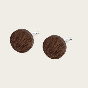 Boutons de manchette en bois - Laurier