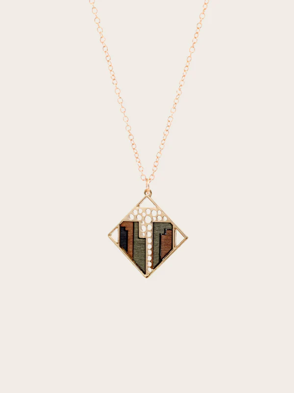 Collier en Bois Femme - Epilobe