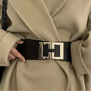 Ceinture Large à Boucle Dorée - Murcie
