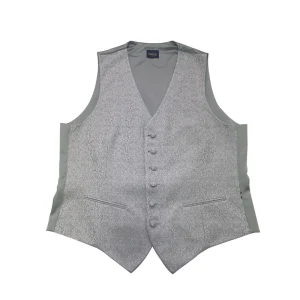 Gilet Mug Jacquard Gris, dos gris