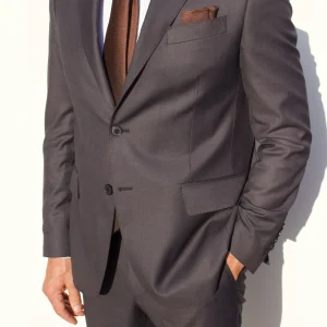 COSTUME NOTCH GRIS FONCE B1 - ITALIAN ELEGANZA
