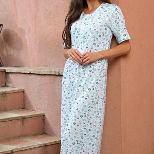 Chemise de nuit -Ouverte devant –  FAS