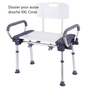 Dossier pour assise de douche Corse