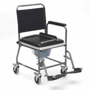 Fauteuil de toilettes à roulettes