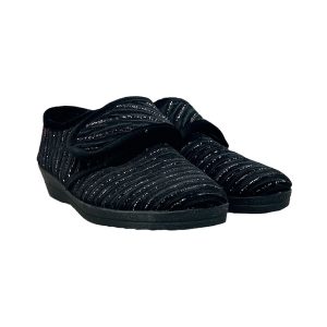 Chausson femme – Noir – Marisa – Sabatini