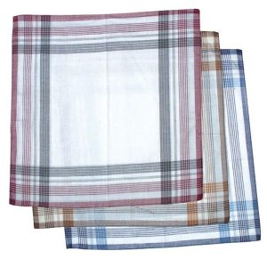 lot de 12 mouchoirs pour homme