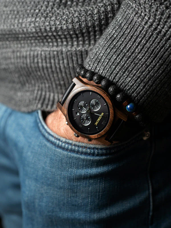 Montre en Bois Homme à Quartz - Longanier – Image 5