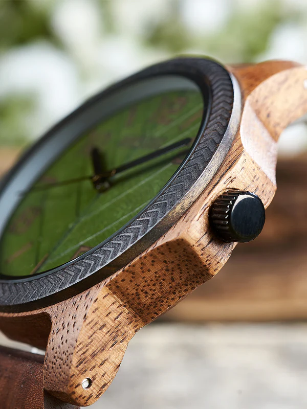 Montre en Bois Homme à Quartz - Tabebuia – Image 6
