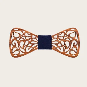 Noeud Papillon en Bois Homme - Camelia
