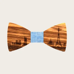 Noeud Papillon en Bois Homme - City Paris