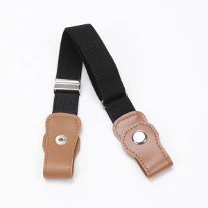 Ceinture élastique fille garçon – Fermeture boutons à queue