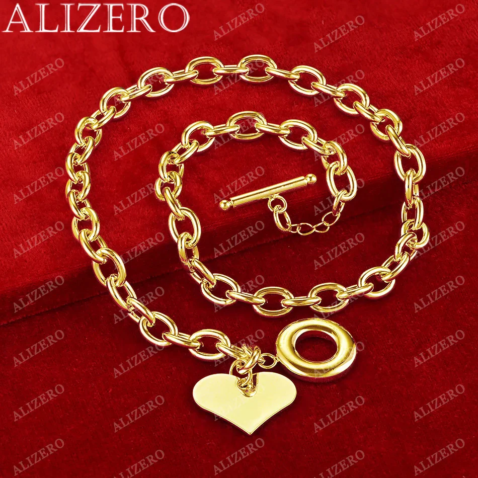 collier coeur or – Image 3