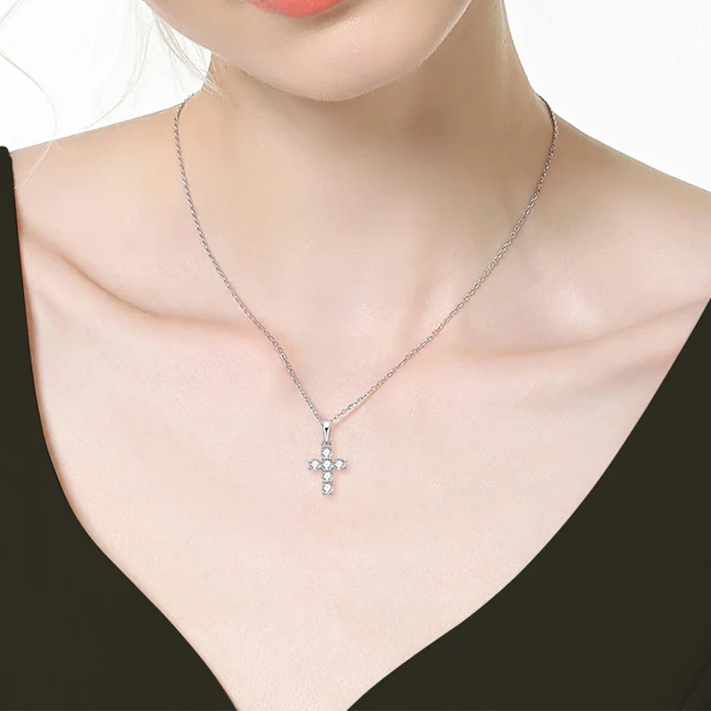 collier croix argent homme – Image 8