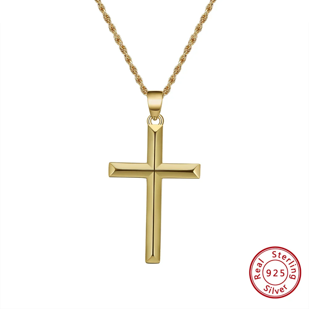 collier croix homme or – Image 5