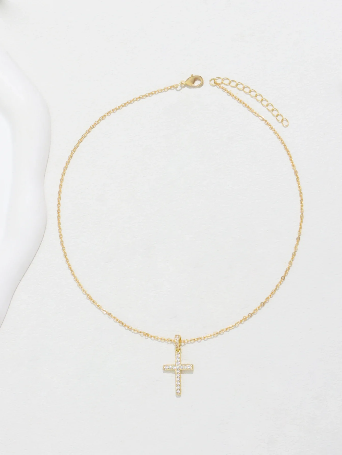 collier femme croix – Image 3