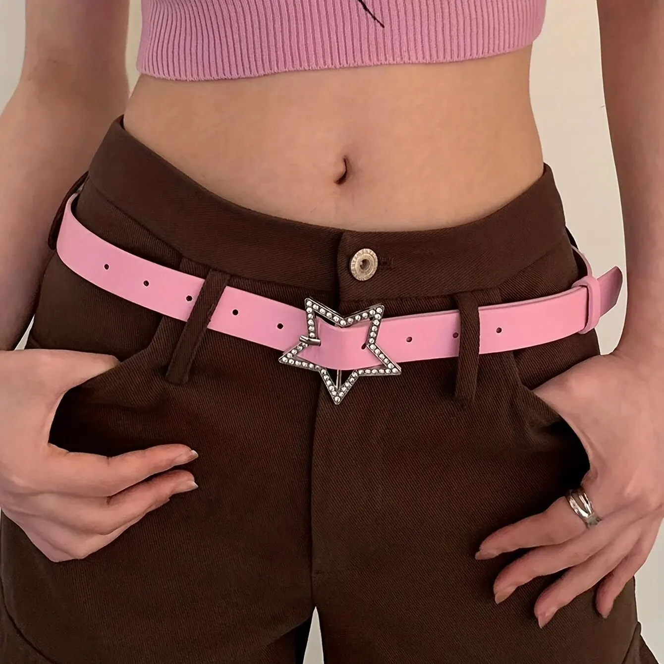 Ceinture en Cuir à Strass - Stacy – Image 5