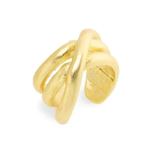 R71026 Bague rayures superposées - Karine Sultan