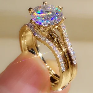 Bague de Fiancaille Or Jaune