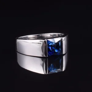 Bague Homme Saphir