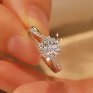Bague Or Blanc