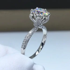 Bague Or Blanc Diamant