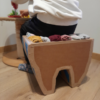 Tabouret pour enfant à customiser en carton recyclé (soldé) – Image 2