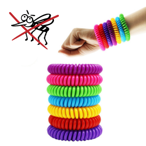 Lot de bracelets anti-moustique, huiles essentielles, répulsif naturel