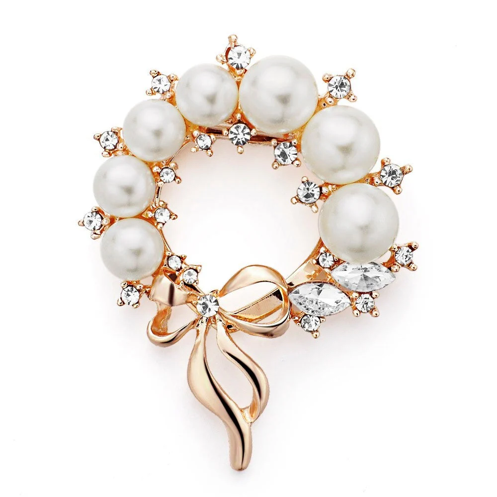 Broche perles