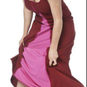 Robe Catalane tomate / rose Marie Cabanac