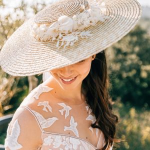 chapeau mariage pour cheveux courts