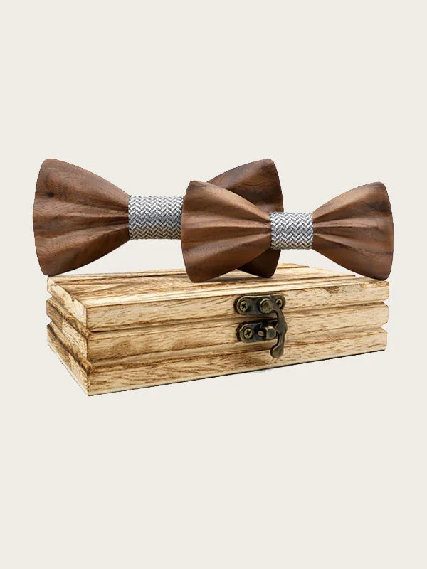 Coffret Noeuds Papillon en Bois Père & Fils - Houblon – Image 8
