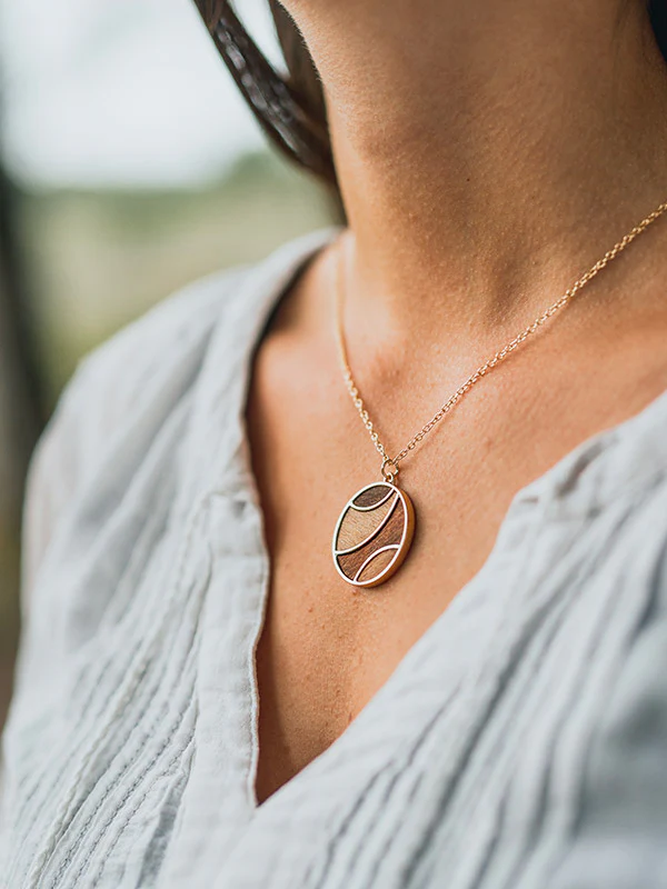 Collier en Bois Femme - Crocus – Image 2