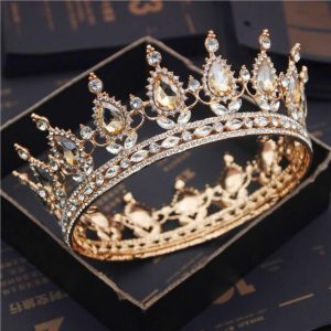 Couronne imitation pierre précieuse