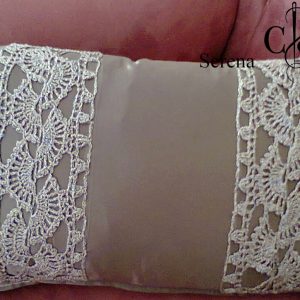 Coussin de salon rectangulaire au crochet