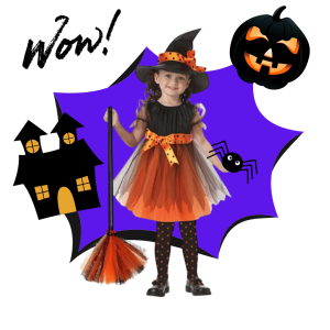 Déguisement Sorcière pour Fille – Costume Halloween