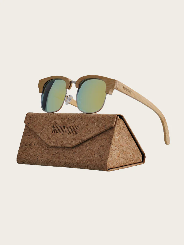 Étui pour Lunettes de Soleil en Bois